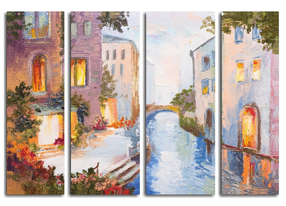 Канал в Венеции, современный импрессионизм